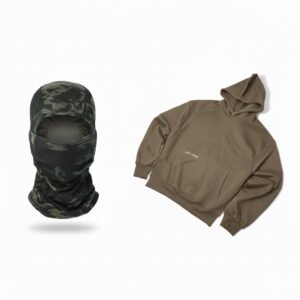 Mocha Hoodie + Balaclava Combo